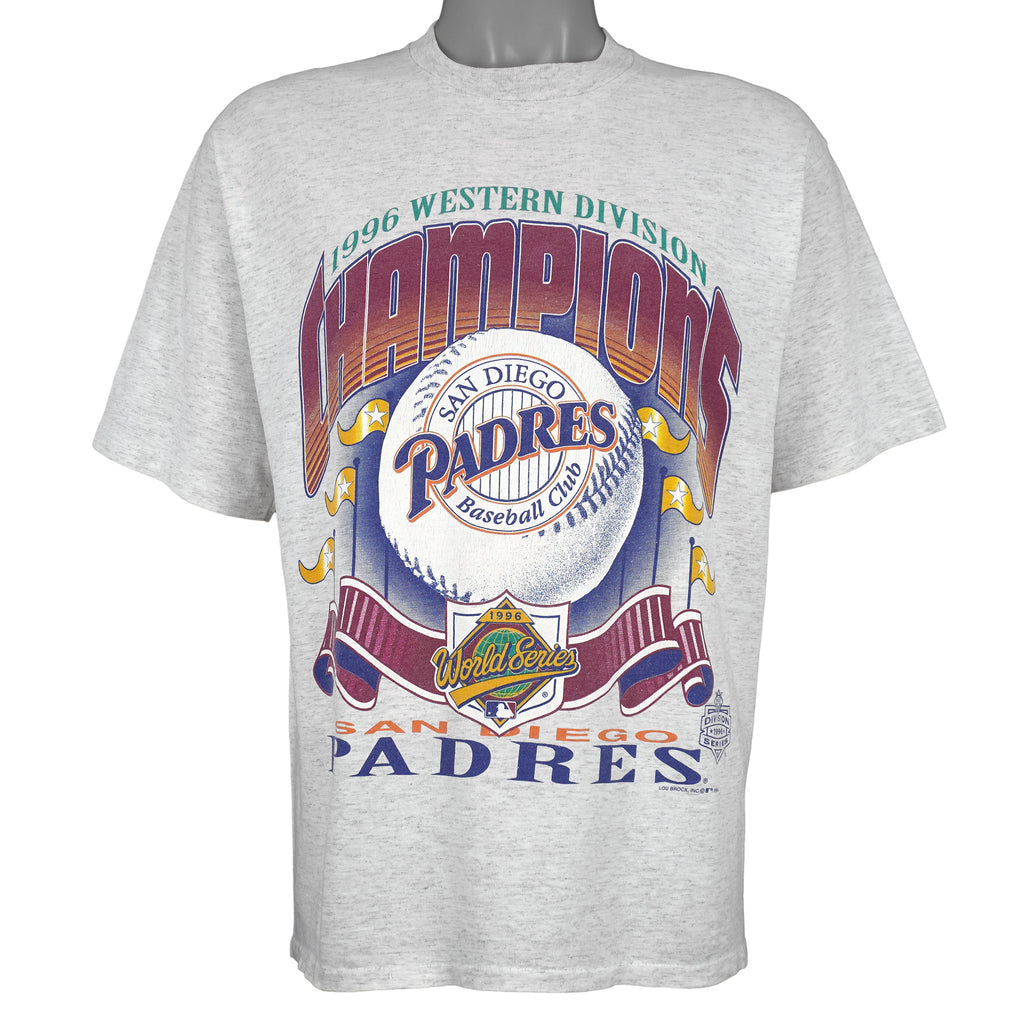 MLB (Volunteer) - San Diego Padres, World Series T-Shirt 1996 Large Vintage Retro Baseball