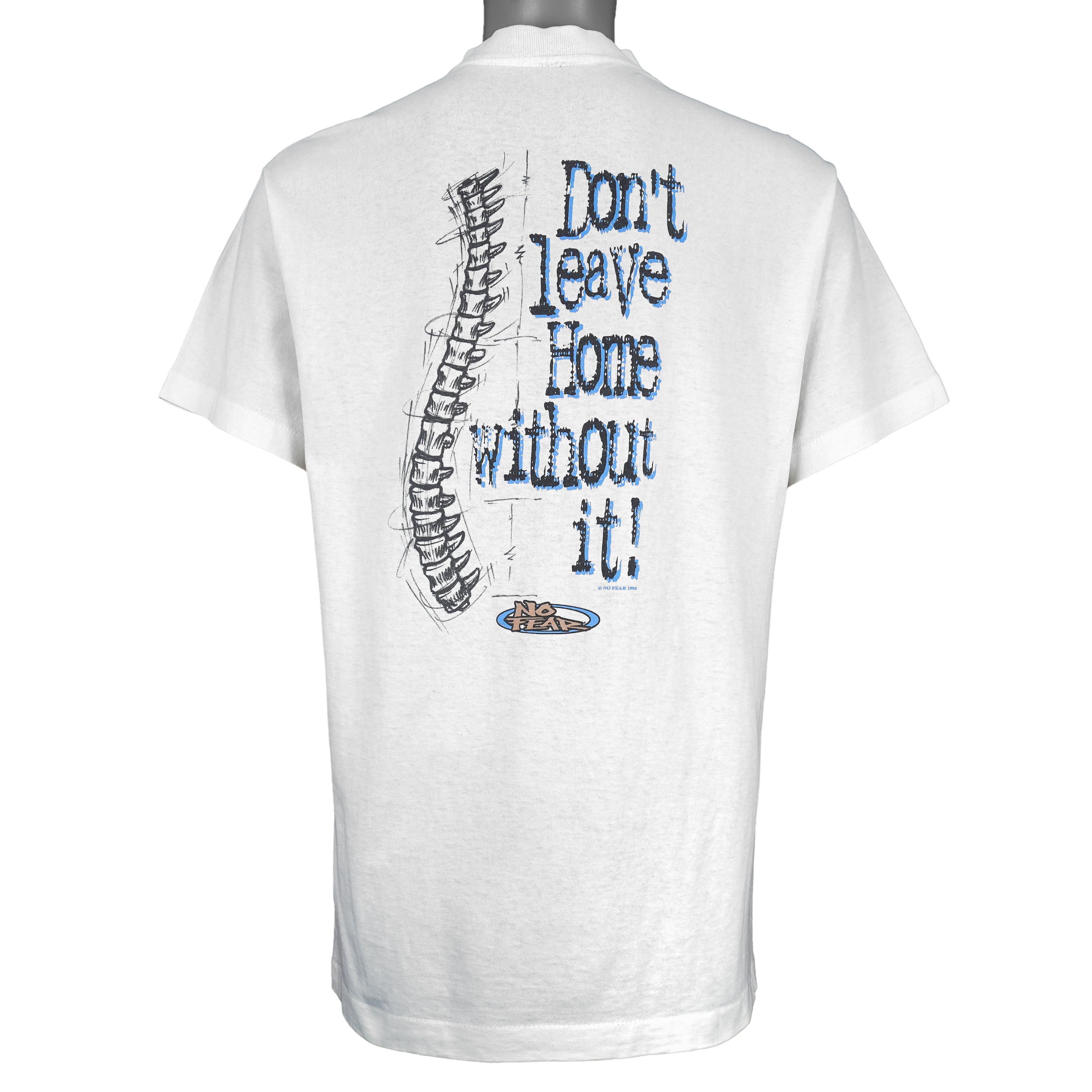 Vintage (No Fear) - Don't Leave Home Without It T-Shirt 1990s X-Large Vintage Retro