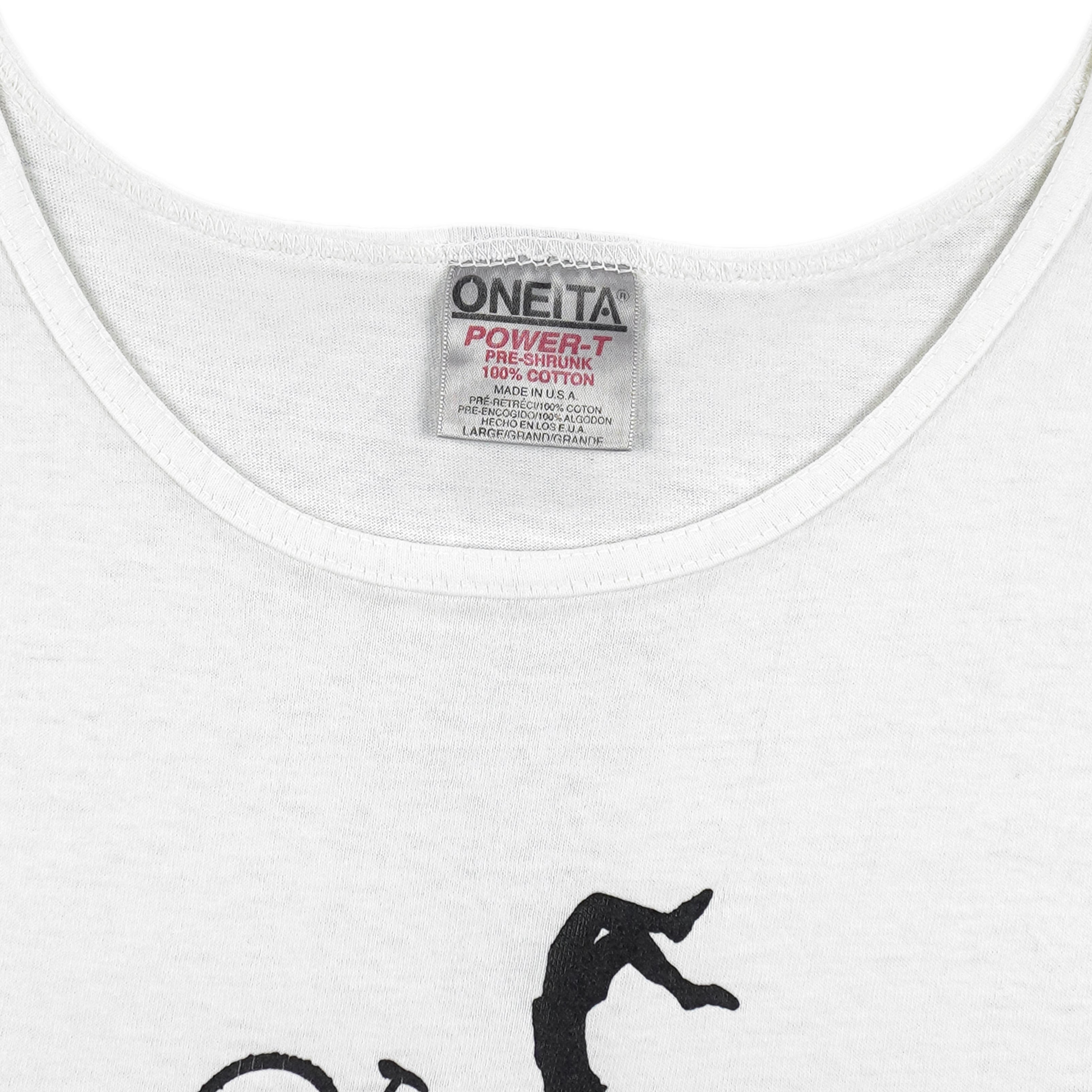 Vintage (Oneta) - OTB Over The Bars Moab Utah Sleeveless Shirt 1990s Large Vintage Retro