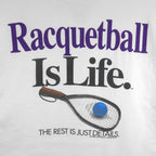 Vintage (Alore) - Racquetball Is Life Single Stitch T-Shirt 1994 X-Large Vintage Retro