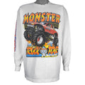 Vintage (AAA) - Monster Truck Tour Racing Crew Neck Sweatshirt 1998 Large Vintage Retro