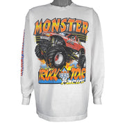 Vintage (AAA) - Monster Truck Tour Racing Crew Neck Sweatshirt 1998 Large Vintage Retro
