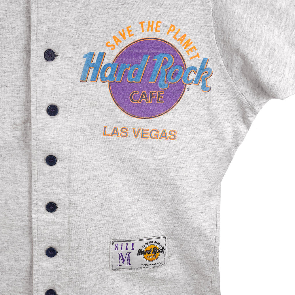 Vintage - Hard Rock Cafe Las Vegas Baseball Jersey 1990s Medium Vintage Retro
