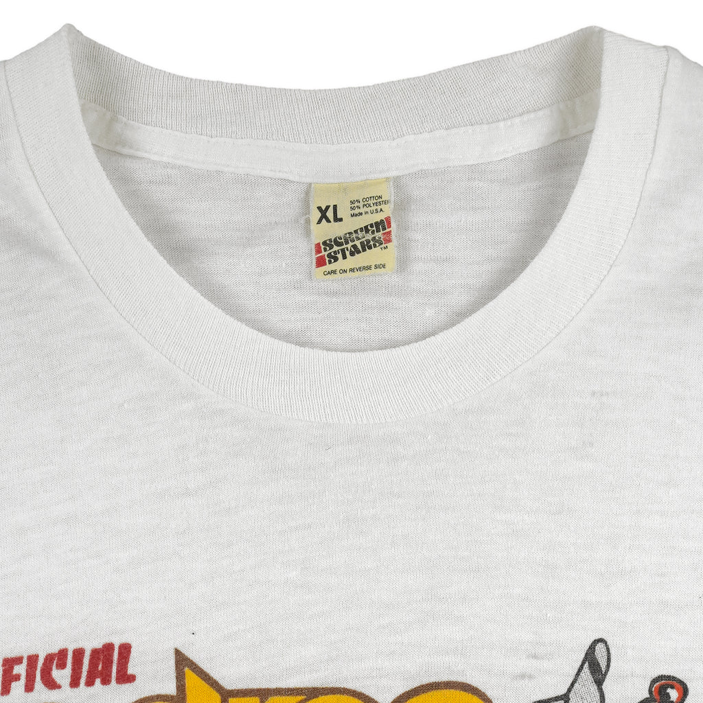 MLB (Screen Star) - San Diego Padres, Tiger Tamers World Series T-Shirt 1984 X-Large Vintage Retro Baseball