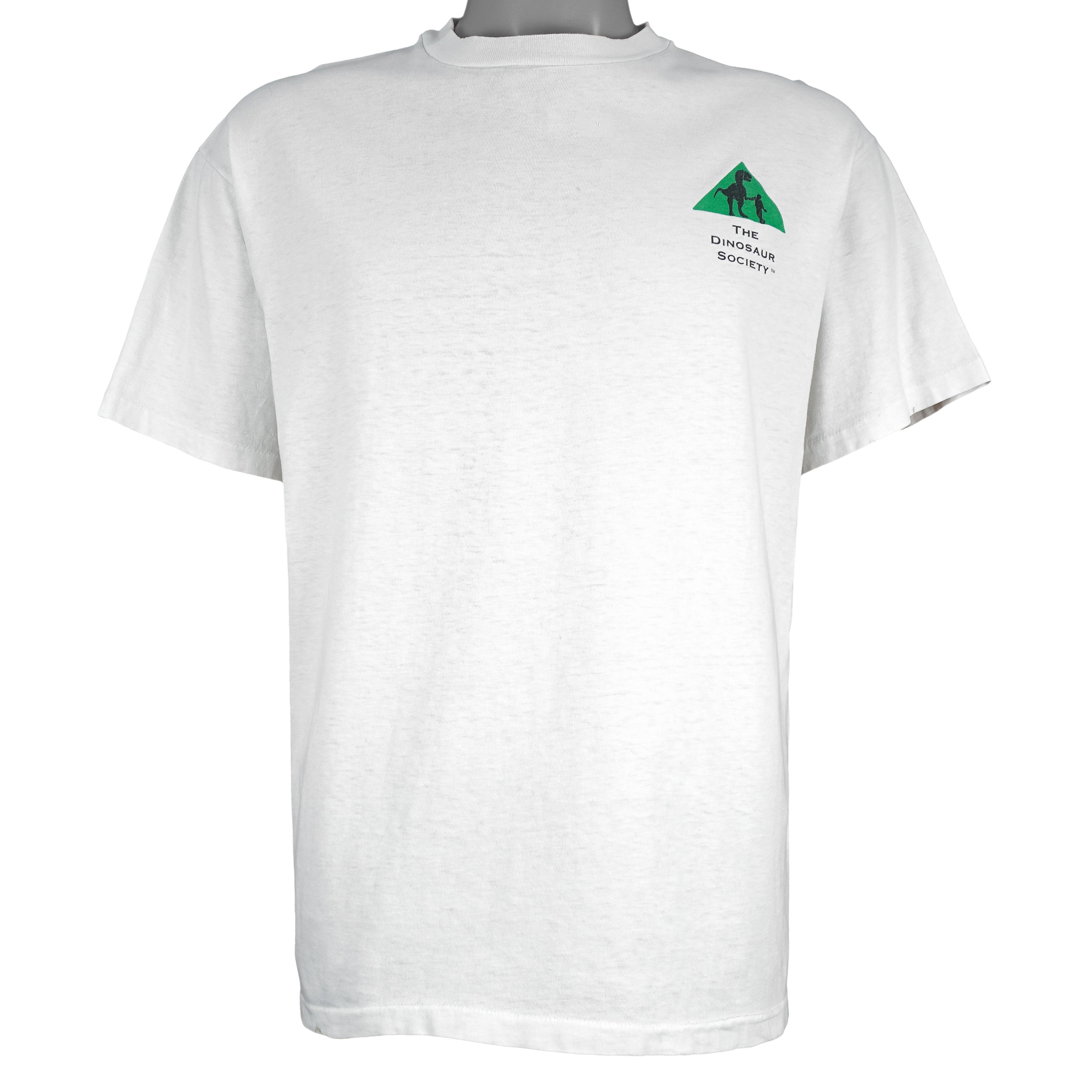 Vintage (Hanes) - The Dinosaur Society T.Rex T-Shirt 1990s Large Vintage Retro