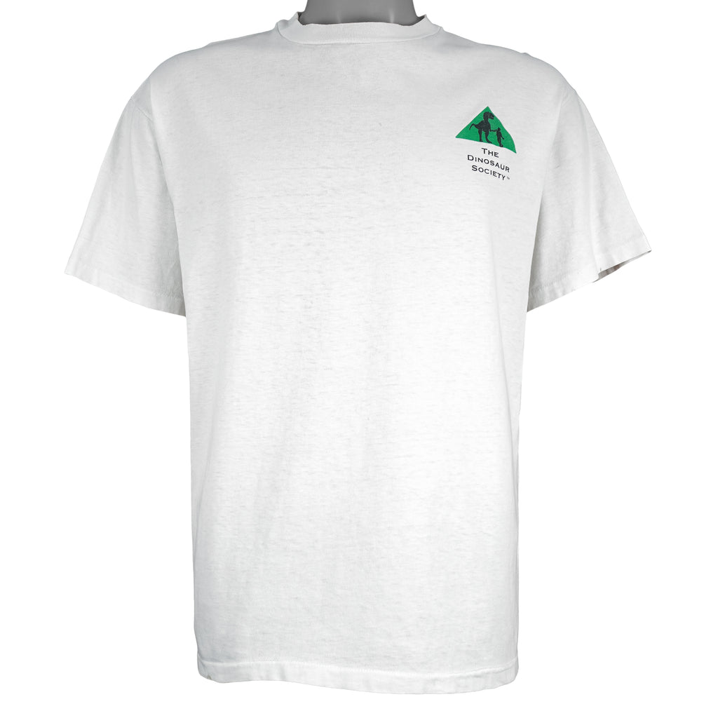 Vintage (Hanes) - The Dinosaur Society T.Rex T-Shirt 1990s Large Vintage Retro