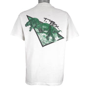 Vintage (Hanes) - The Dinosaur Society T.Rex T-Shirt 1990s Large Vintage Retro