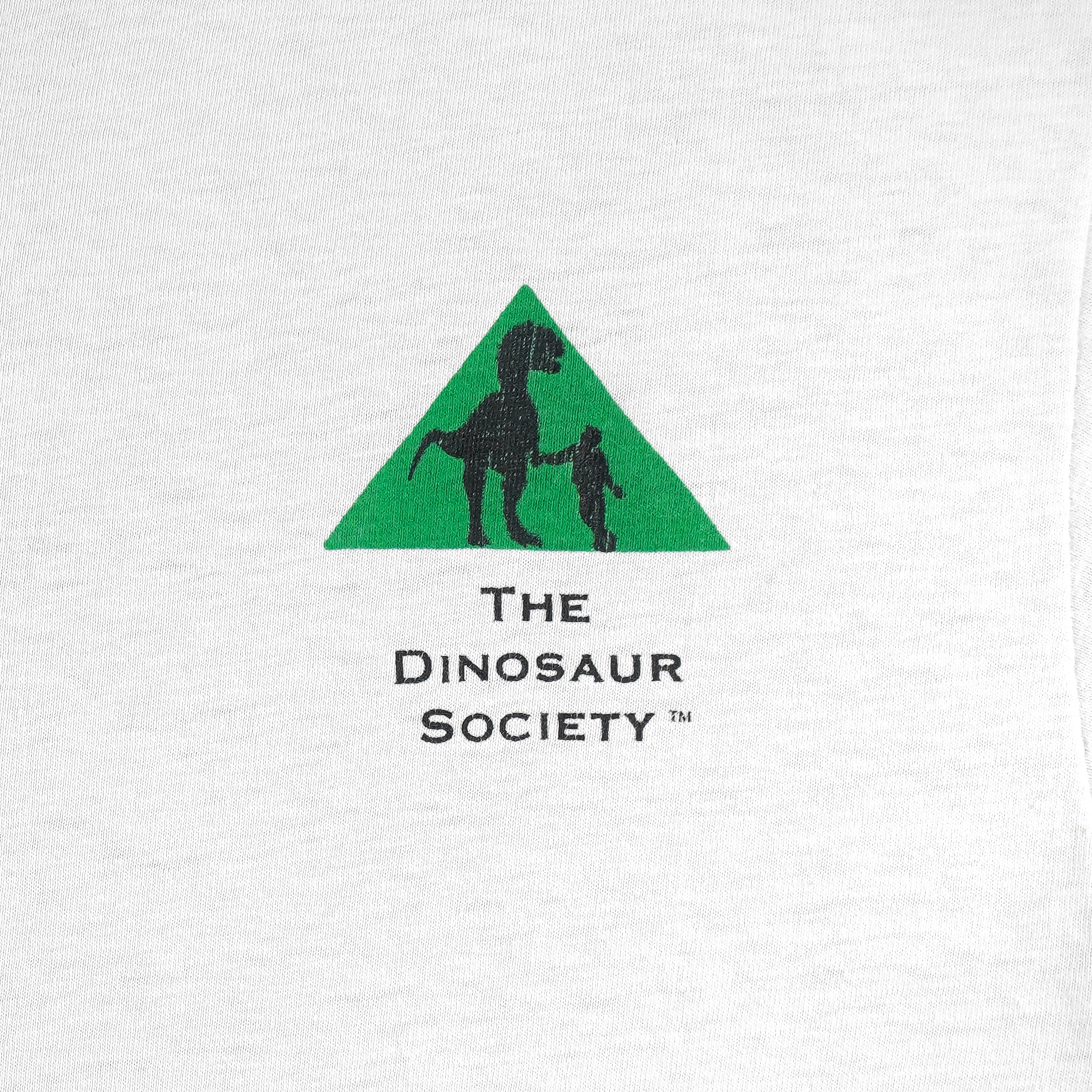 Vintage (Hanes) - The Dinosaur Society T.Rex T-Shirt 1990s Large Vintage Retro