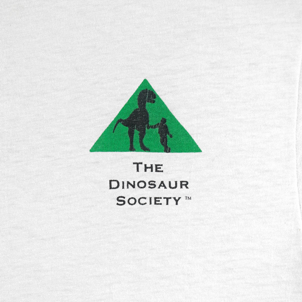Vintage (Hanes) - The Dinosaur Society T.Rex T-Shirt 1990s Large Vintage Retro
