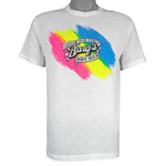 Vintage (Tee Jays) - Famous Olde Tyme Barq's Root Beer T-Shirt 1990s Large Vintage Retro