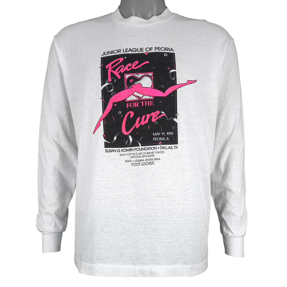 Vintage (Hef-T) - Junior League of Peoria's Race for the Cure Sweatshirt 1991 Large Vintage Retro