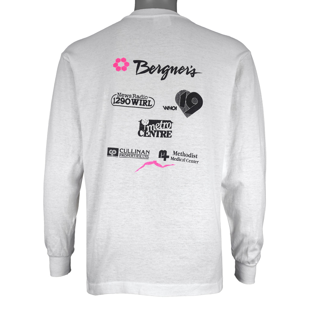Vintage (Hef-T) - Junior League of Peoria's Race for the Cure Sweatshirt 1991 Large Vintage Retro