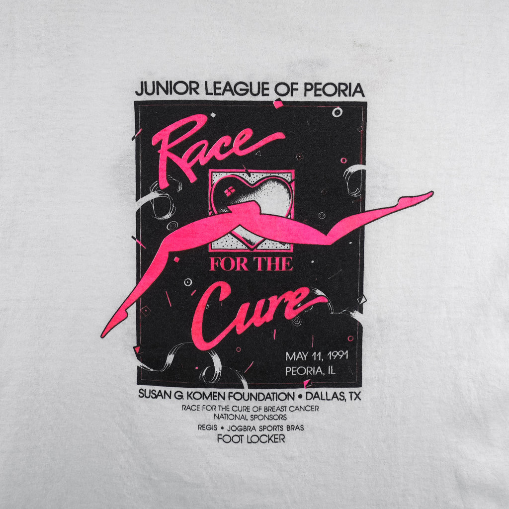 Vintage (Hef-T) - Junior League of Peoria's Race for the Cure Sweatshirt 1991 Large Vintage Retro