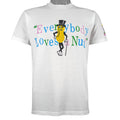 Vintage (Hanes) - Planters Mr. Peanut "Everybody Loves A Nut T-Shirt 1990s Medium Vintage Retro