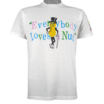 Vintage (Hanes) - Planters Mr. Peanut "Everybody Loves A Nut T-Shirt 1990s Medium Vintage Retro