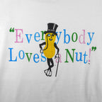 Vintage (Hanes) - Planters Mr. Peanut "Everybody Loves A Nut T-Shirt 1990s Medium Vintage Retro
