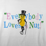 Vintage (Hanes) - Planters Mr. Peanut "Everybody Loves A Nut T-Shirt 1990s Medium Vintage Retro