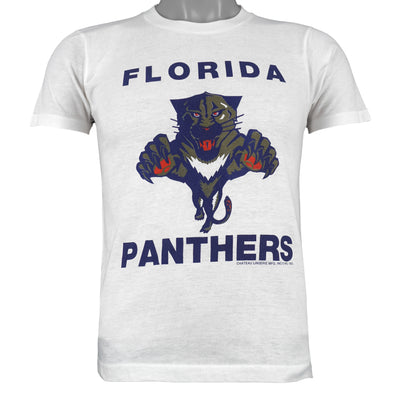 NHL - Florida Panthers Single Stitch T-Shirt 1993 Small