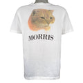 Vintage (Heavy) - Morris the Cat 9 Lives T-Shirt 1980s Large Vintage Retro