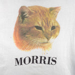 Vintage (Heavy) - Morris the Cat 9 Lives T-Shirt 1980s Large Vintage Retro