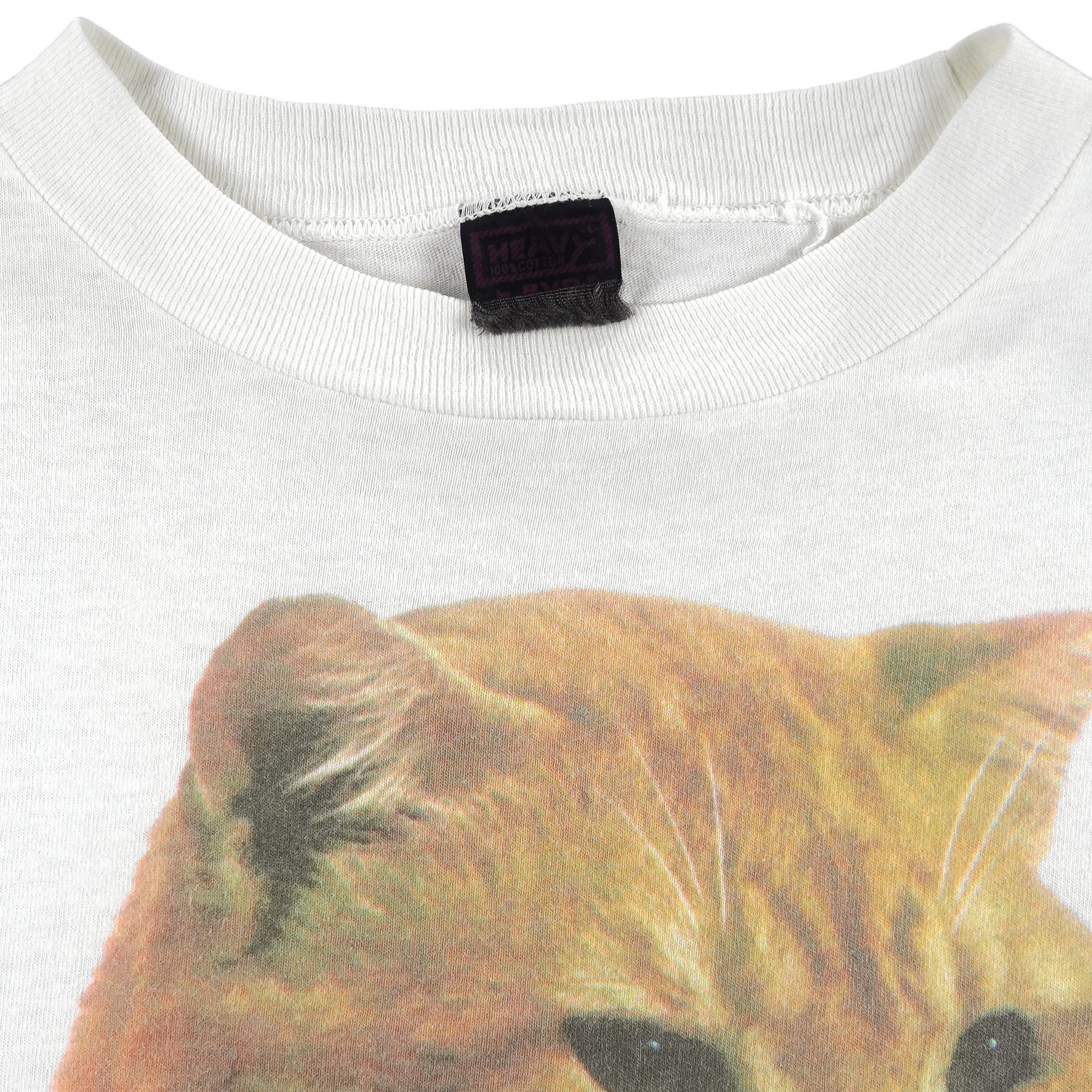 Vintage (Heavy) - Morris the Cat 9 Lives T-Shirt 1980s Large Vintage Retro