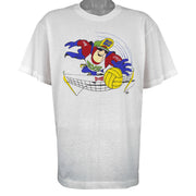Budweiser (Stony Creek) - Bud Man Volleyball T-Shirt 1990s X-Large Vintage Retro