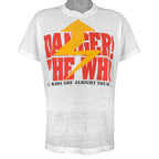 Vintage - The Who Danger Kids Are Alright Tour T-Shirt 1989 Large Vintage Retro