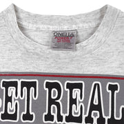 Vintage (Oneta) - Get Real Girls Play Basketball Too T-Shirt 1990s Medium Vintage Retro