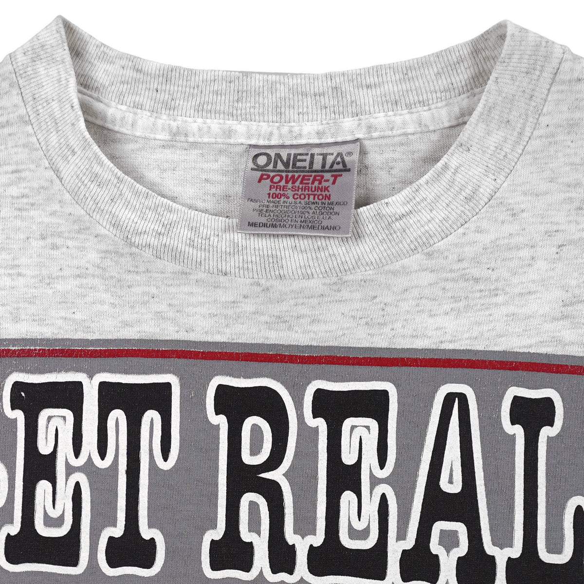 Vintage (Oneta) - Get Real Girls Play Basketball Too T-Shirt 1990s Medium Vintage Retro