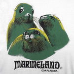 Vintage (Darby) - Marineland Canada Seal Animal Print T-Shirt 1980s Large Vintage Retro