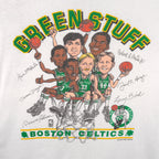 NBA (Salem) - Boston Celtics Green Stuff Caricature T-Shirt 1990s X-Large Vintage Retro Basketball