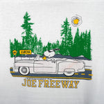 Vintage - Snoopy and Woodstock, Joe Free Way T-Shirt 1990s Large Vintage Retro