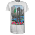 Vintage (Screen Star) - New York City Spell-Out T-Shirt 1990s X-Large Vantage Retro