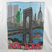 Vintage (Screen Star) - New York City Spell-Out T-Shirt 1990s X-Large Vantage Retro