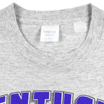 NCAA (Center Cut) - Kentucky Wildcats Big Logo T-Shirt 1990s Large Vintage Retro