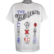 MLB (King) - Negro Leagues Baseball Team Logos T-Shirt 1990s X-Large Vintage Retro Baseball