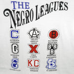 MLB (King) - Negro Leagues Baseball Team Logos T-Shirt 1990s X-Large Vintage Retro Baseball