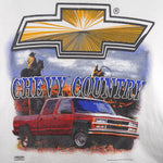 Vintage (Checkered Flag) - Chevy Country Truck T-Shirt 1990s Large Vintage Retro