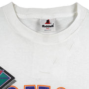 NFL (Riddell) - Denver Broncos Helmet Single Stitch T-Shirt 1990s X-Large Vintage Retro Football