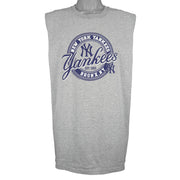 MLB (Lee) - New York Yankees, Bronx, NY Sleeveless Shirt T-Shirt 2007 X-Large Vintage Retro Baseball