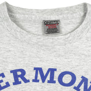 Vintage MLB (Oneita) - Vermont Expos Mascot Big Spell-Out T-Shirt 1994 X-Large in gray