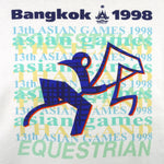 Vintage - 13th Asian Games Equestrian Bangkok T-Shirt 1998 X-Large Vintage Retro