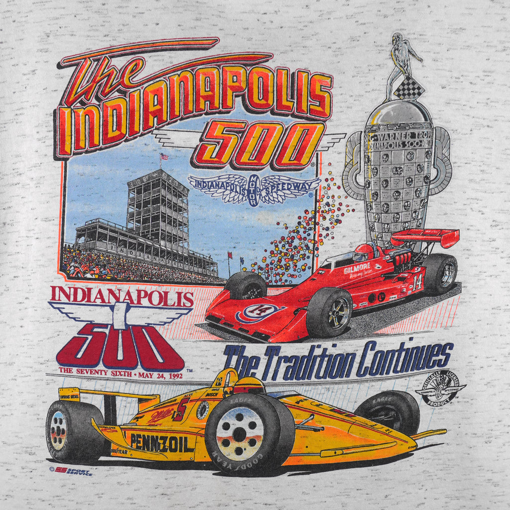 NASCAR - The Indianapolis 500 The Tradition Continues T-Shirt 1993 X-Large Vintage Retro