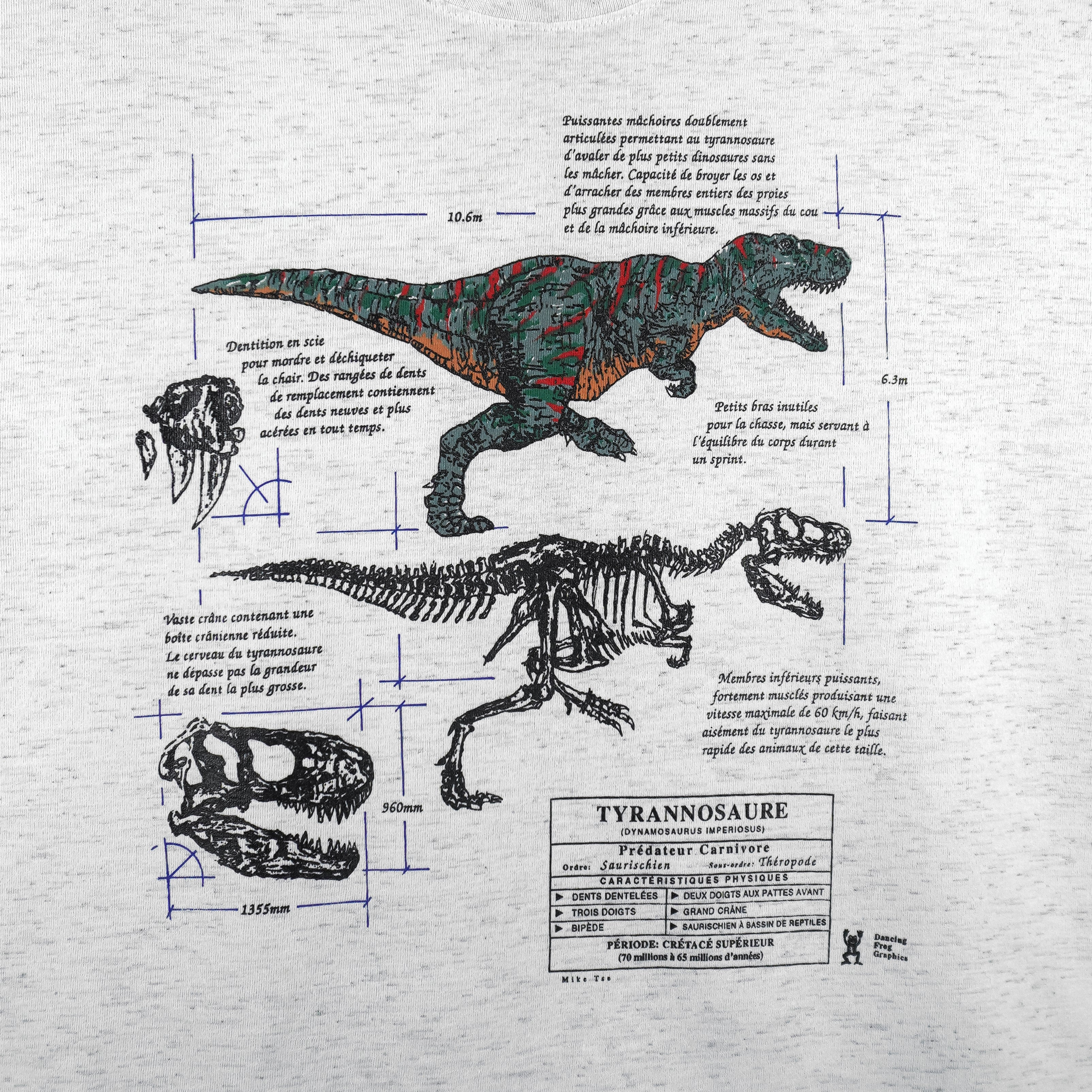 Vintage (YES SIR HER) - T-rex Specification T-Shirt 1990s X-Large Vintage Retro