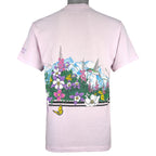 Vintage (Habitat) - Hummingbird & Floral Mountain T-Shirt 1991 Medium Vintage Retro