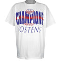 MLB (Jostens) - Minnesota Twins, World Series Champions T-Shirt 1991 X-Large Vintage Retro Baseball