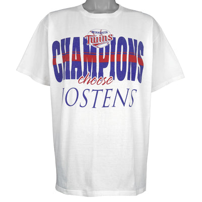 MLB (Jostens) - Minnesota Twins, World Series Champions T-Shirt 1991 X-Large