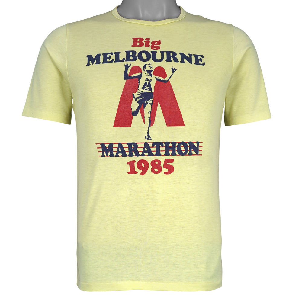 Vintage - Big Melbourne Marathon Single Stitch T-Shirt 1985 Medium Vintage Retro