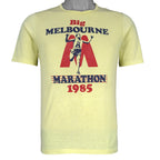 Vintage - Big Melbourne Marathon Single Stitch T-Shirt 1985 Medium Vintage Retro