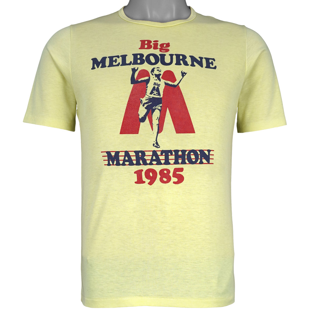 Vintage - Big Melbourne Marathon Single Stitch T-Shirt 1985 Medium Vintage Retro